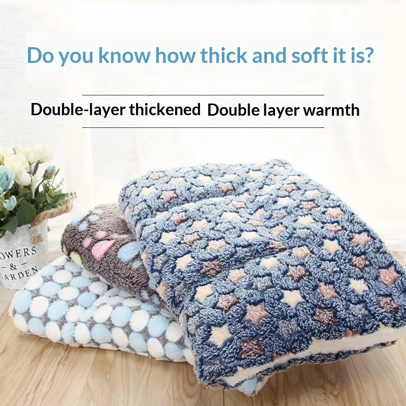 Thickened Pet Mat for Autumn and Winter Warmth