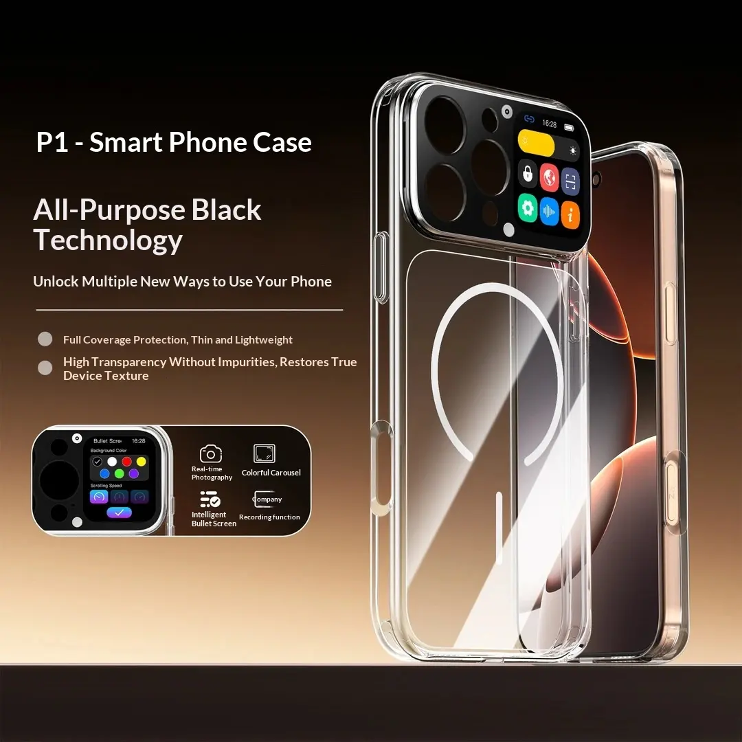 P1 Smartphone Case, Transparent, Full-Body Protection, Drop-Resistant