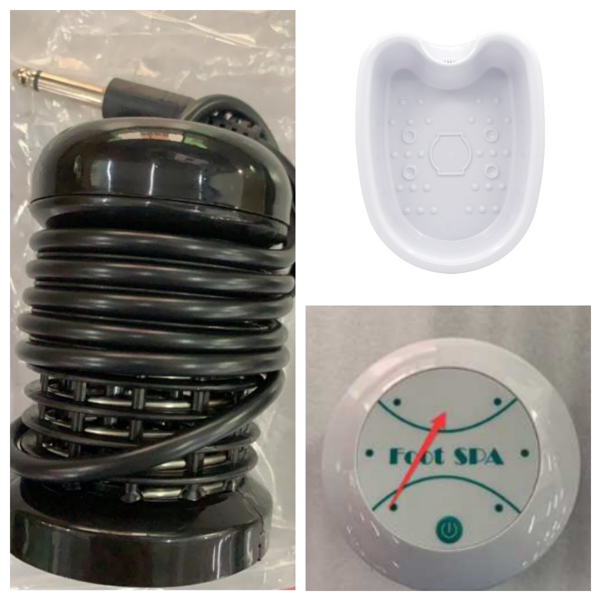 Mini Foot Massager Portable Round Ion Foot Bath Instrument