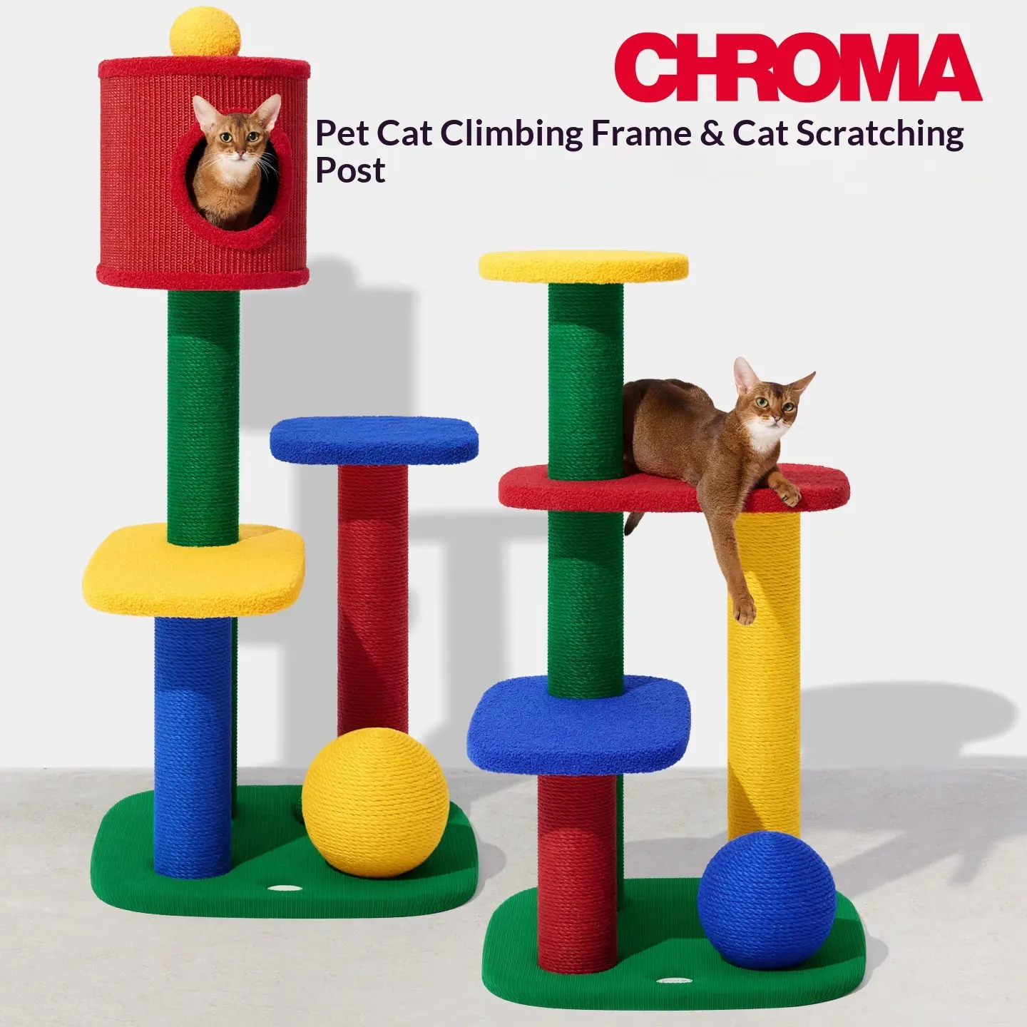 Cat Climbing Frame Bed Sisal Tree