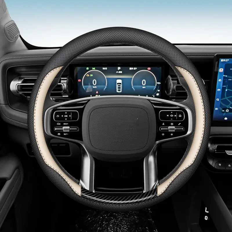 Steering Wheel Cover Modified Hand-Stitched