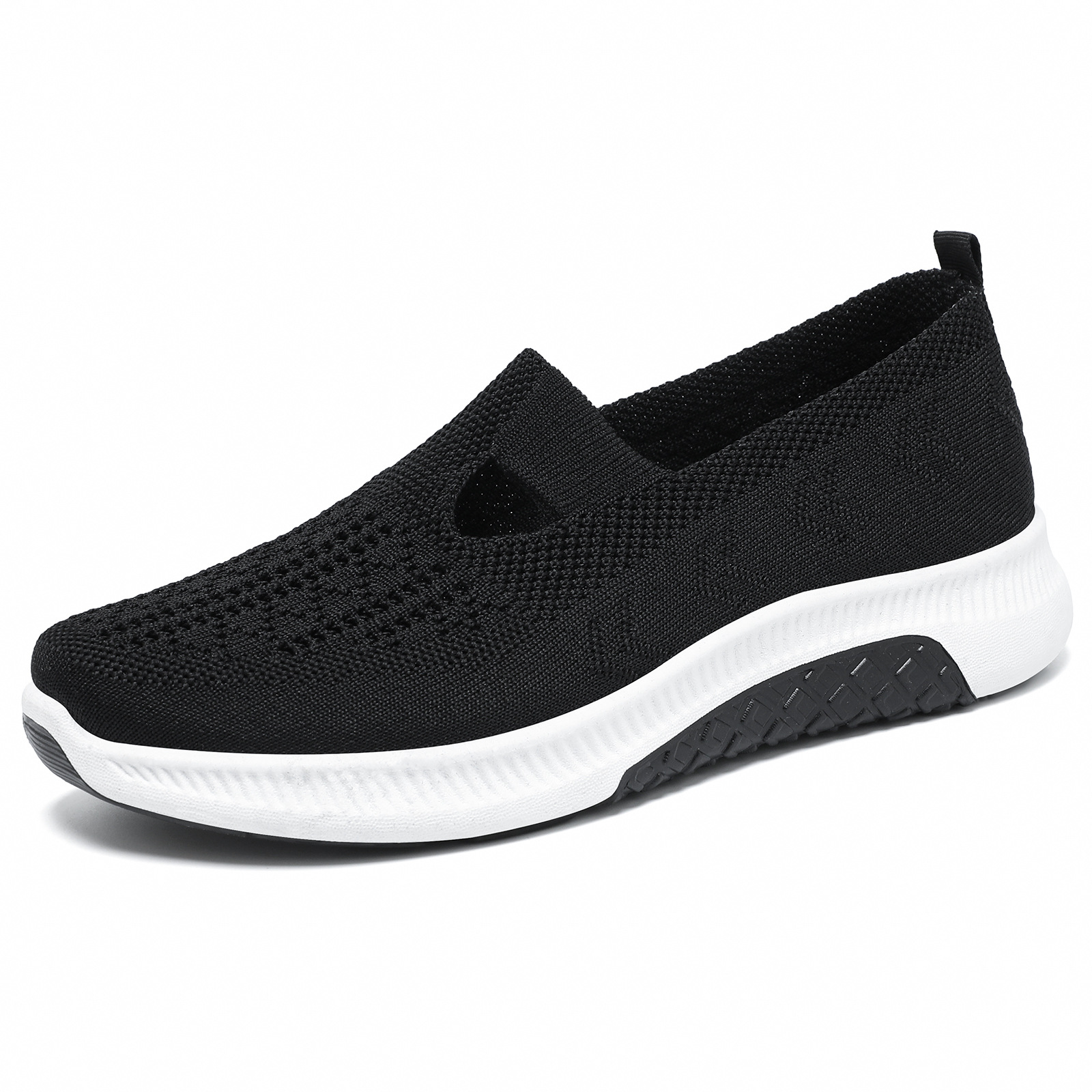 Flyknit Slip-On Sneakers Detail View – Sarah Express