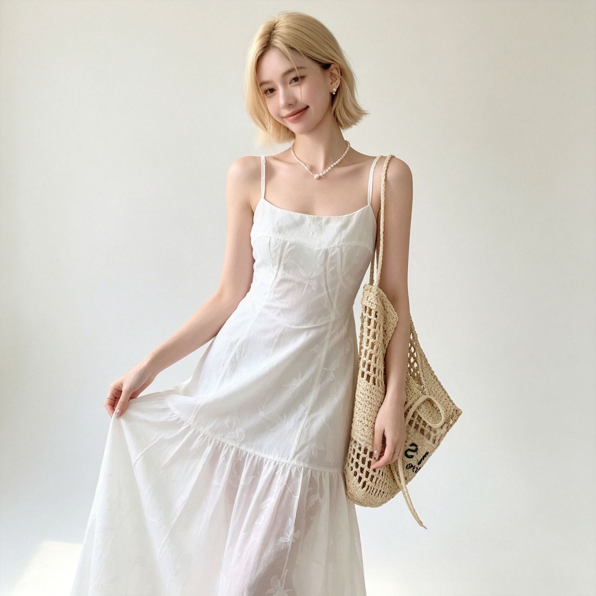 New French-style Slip Dress For Women