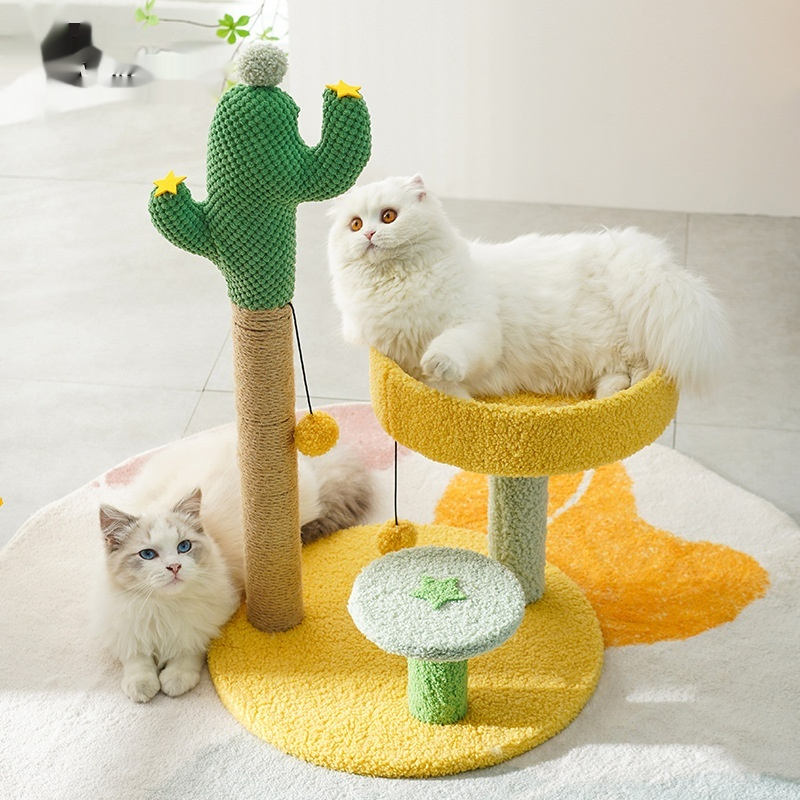 New Cactus Climbing Frame Cat Tree Cat Toy