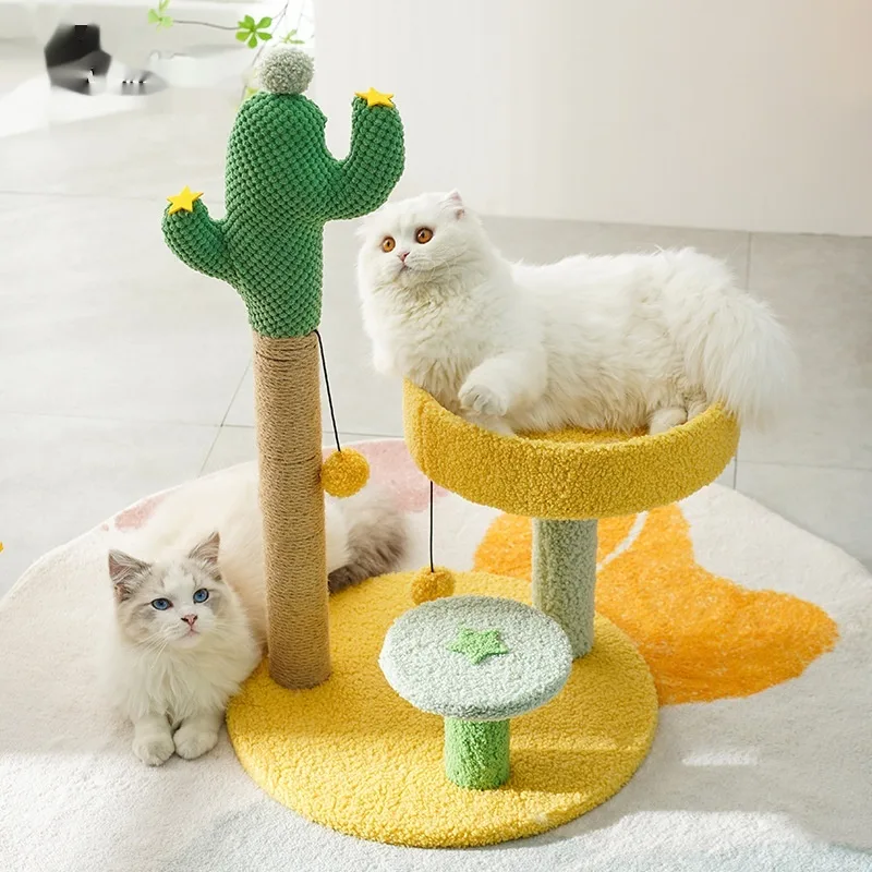 New Cactus Climbing Frame Cat Tree Cat Toy