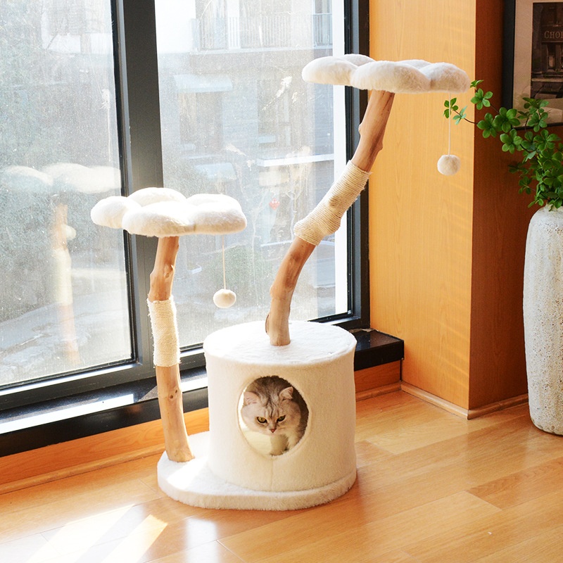 Dedicated To Natural Solid Wood Cat Trees