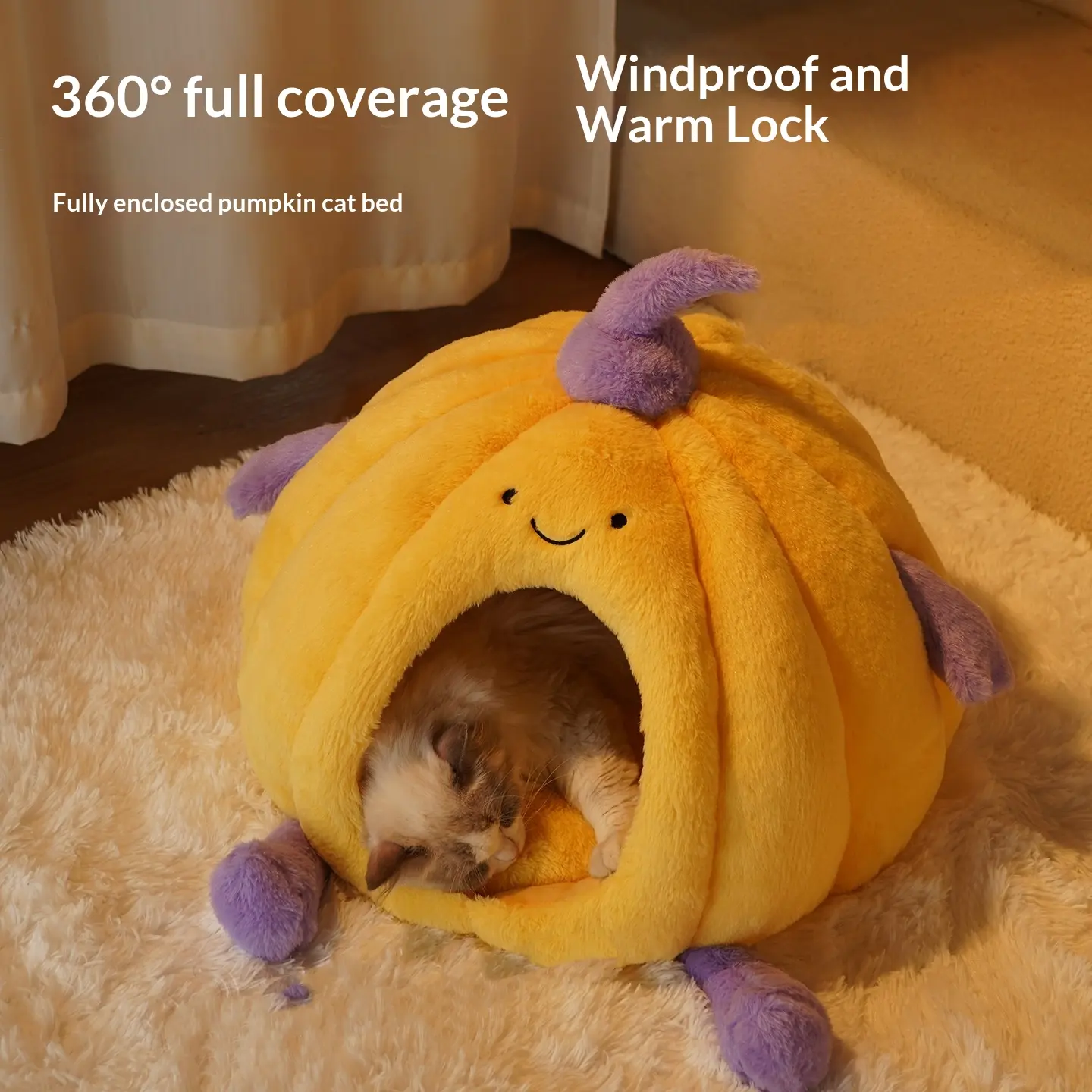 Four-season Universal Enclosed Cat Cagebed