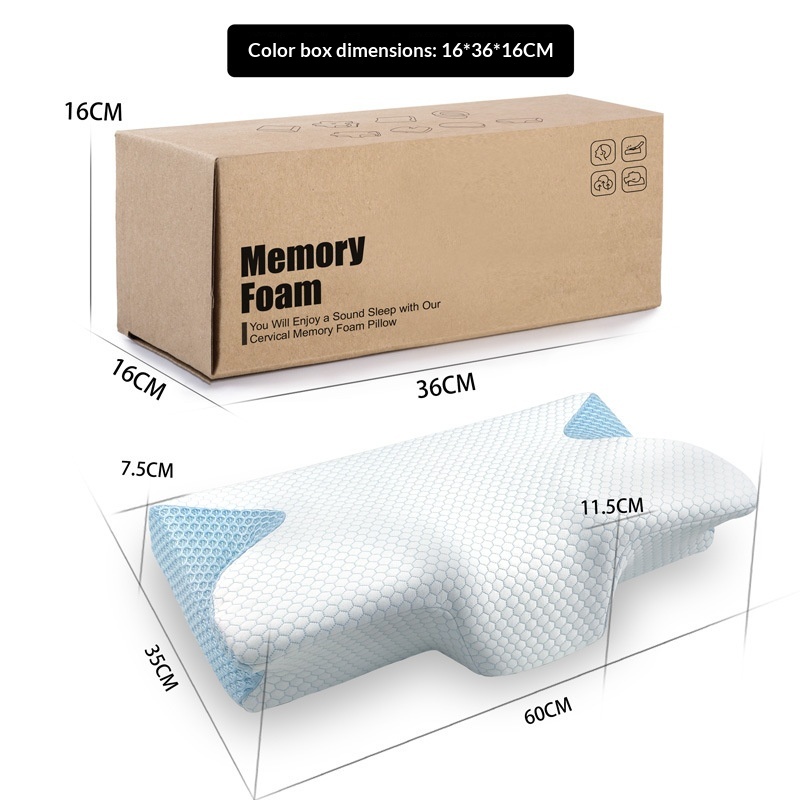 Slow Rebound Memory Foam Neck Pillow