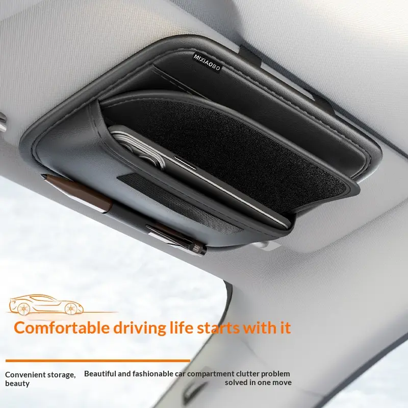 Car Sun Visor Organizer Multi-functional For The Vehicle