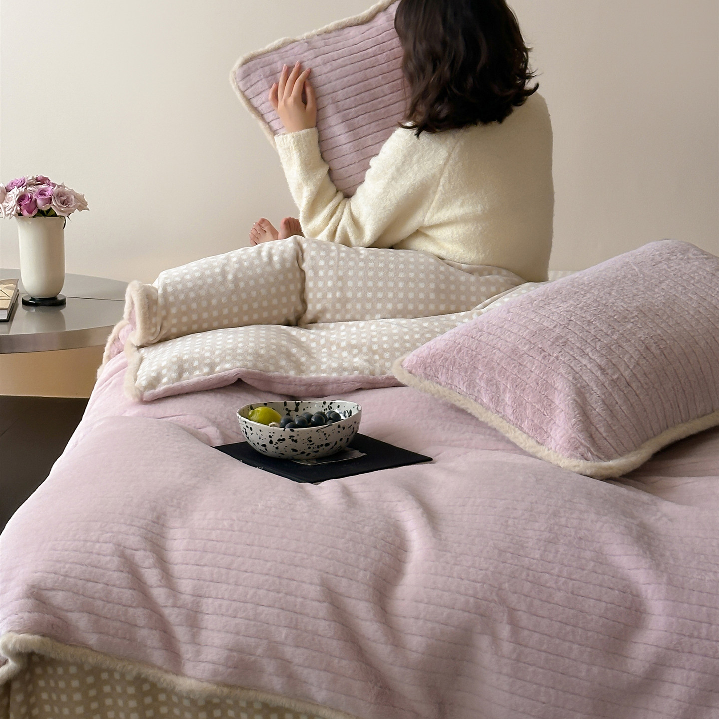 Warm Plush Milk Velvet Duvet Cover
