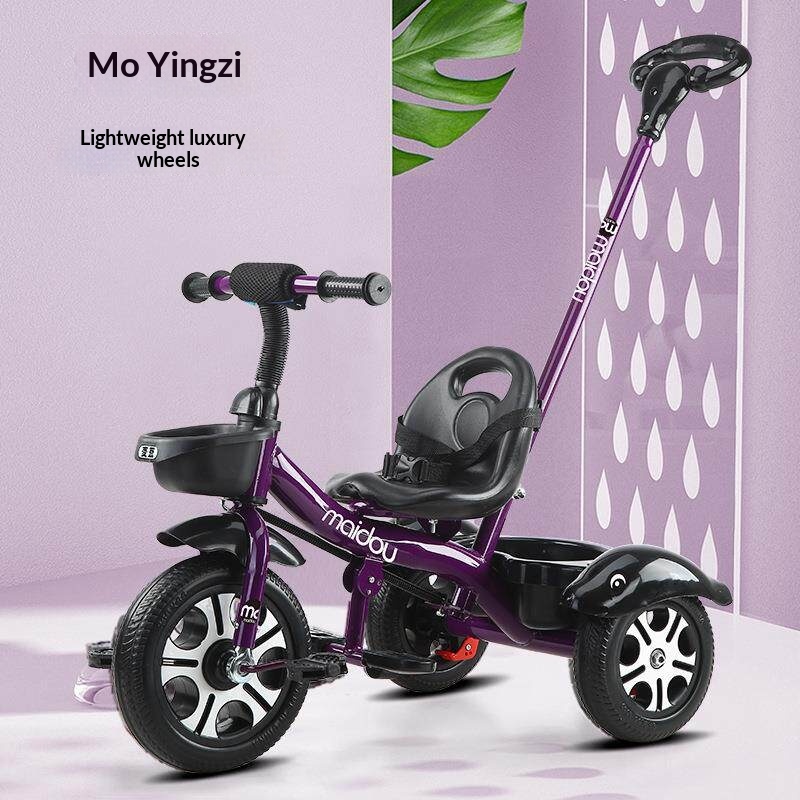 Poussette à pédale pliable pour bébé tricycle pour enfants – Image 6