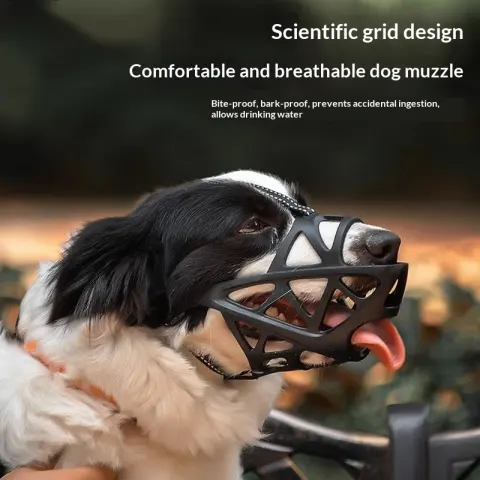 Dog Muzzle to Prevent Biting and Barking Bark-stopping Mask