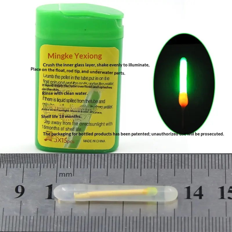 Outdoor Fishing Gear Bottled Night Glow Sticks