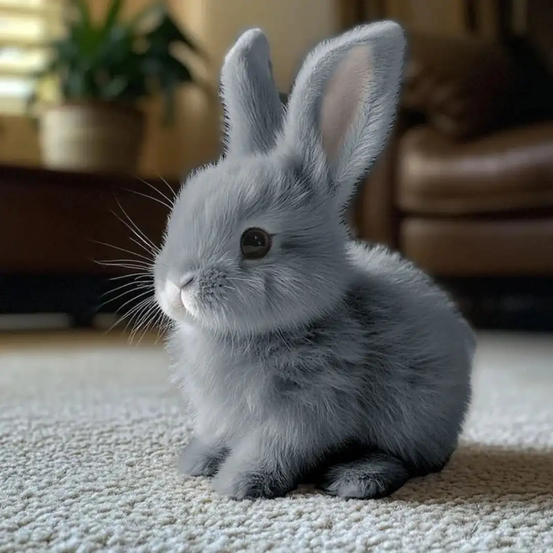 Creative Cartoon Plush Realistic Rabbit Toy