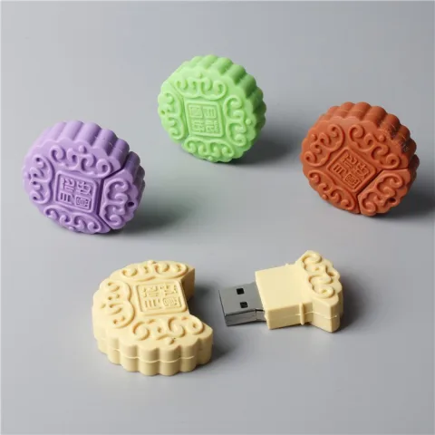 Simulation Mid-Autumn Festival Mooncake USB Drive Holiday Gift USB