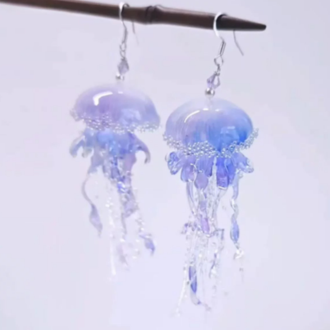 Jellyfish Earrings Super Fairy-like Earrings For Beach Vacations