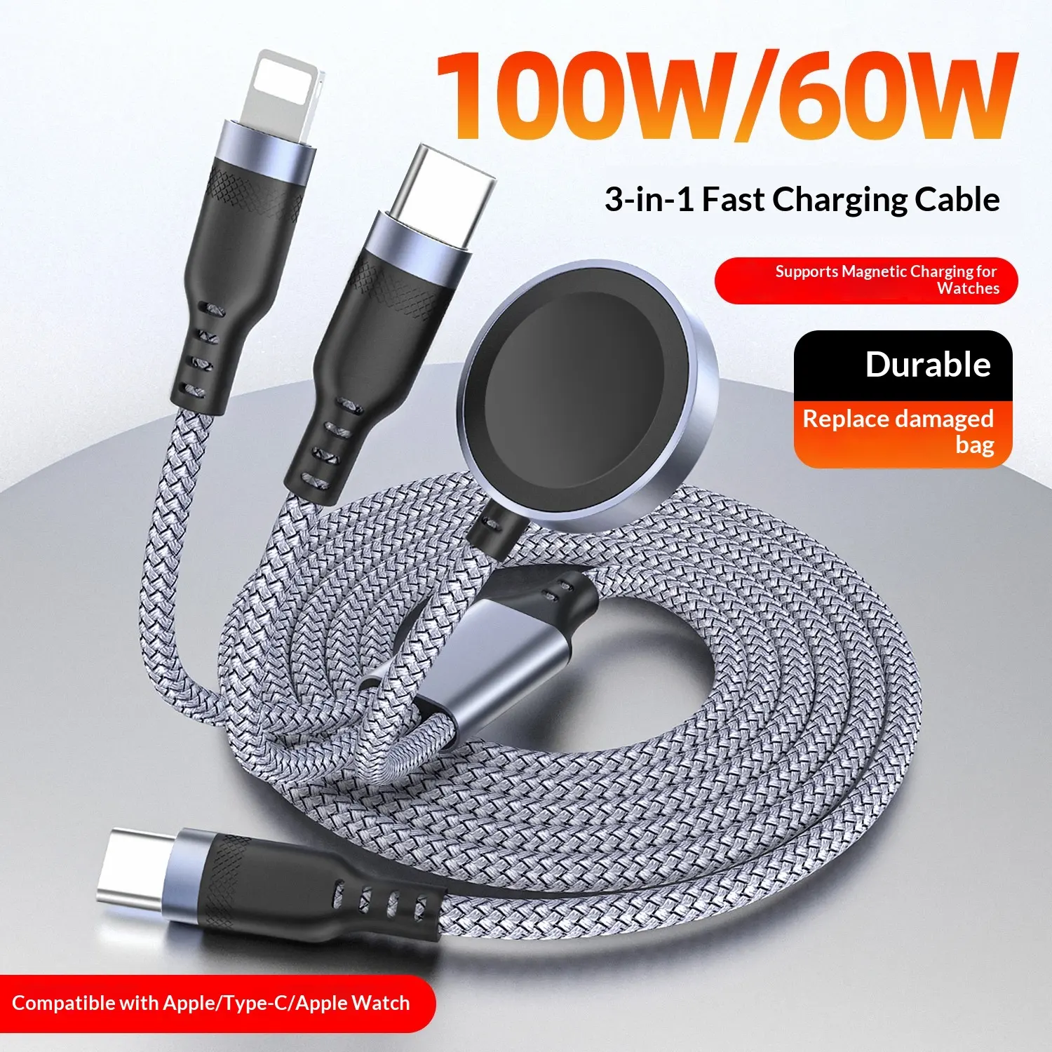 Magnetic Wireless Charging Watch Charger Type Car