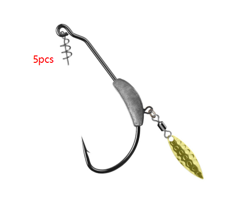 Nude-colored Leaded Crankbait With A Wide-bellied Crank Hook And A Metal Blade Lure