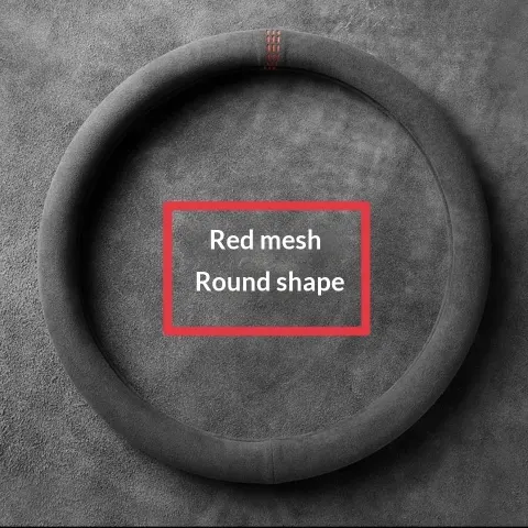 Non-slip Breathable Sweat-absorbing Suede Steering Wheel Cover
