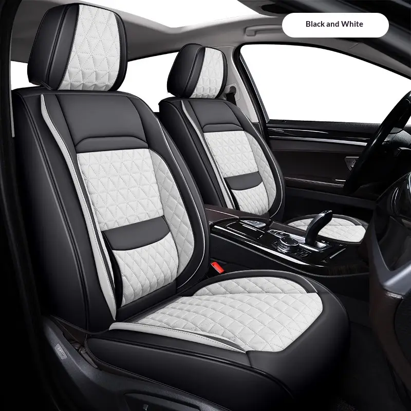 Leather Breathable Car Seat Cushion All-Season Universal Seat Cover