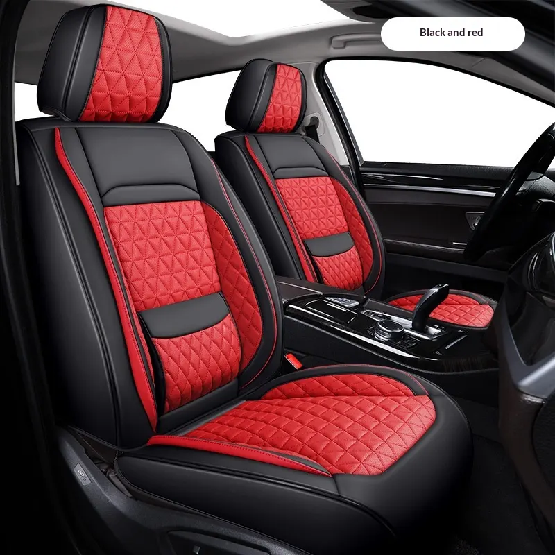 Leather Breathable Car Seat Cushion All-Season Universal Cover