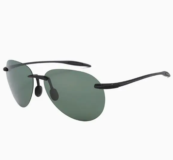 Ultra-light Rimless Retro Polarized Driving Sunglasses Fishing Glasses