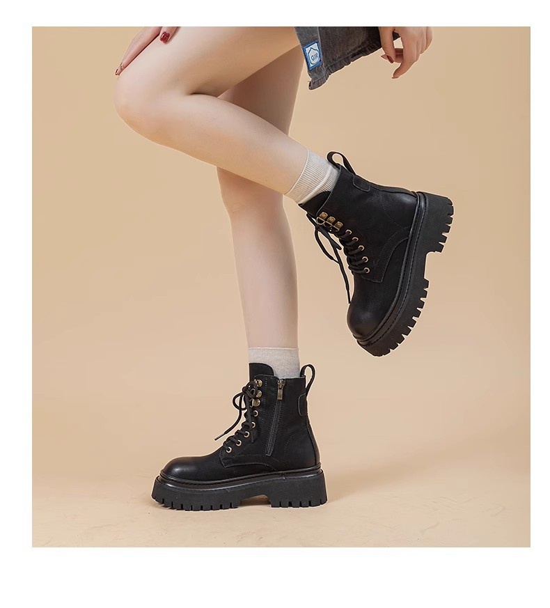 Women's Retro Height-Enhancing Mid-Calf Martin Boots 24 c4aa8f68 a3d3 4a74 9433 cbaa87780b42 trans