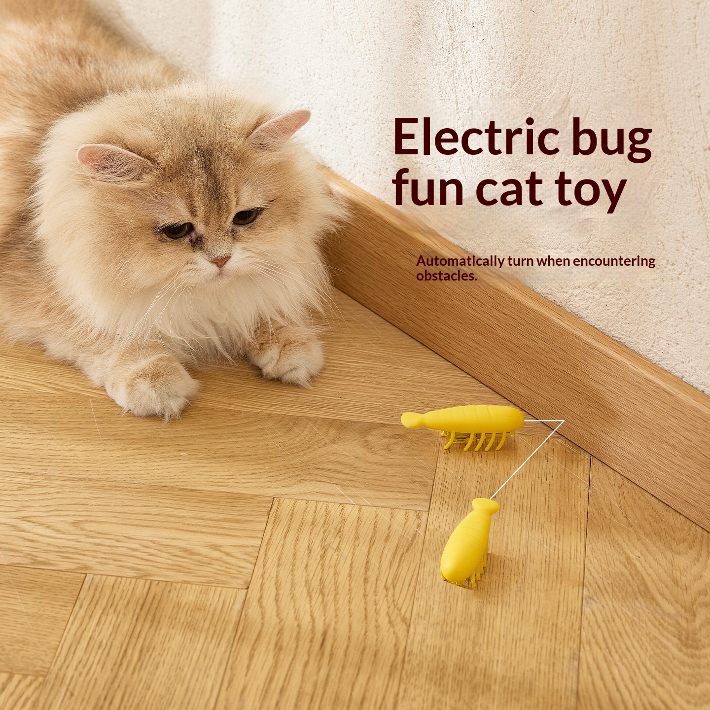 Cat Toy Electric Little Bug Automatic Cat Teaser