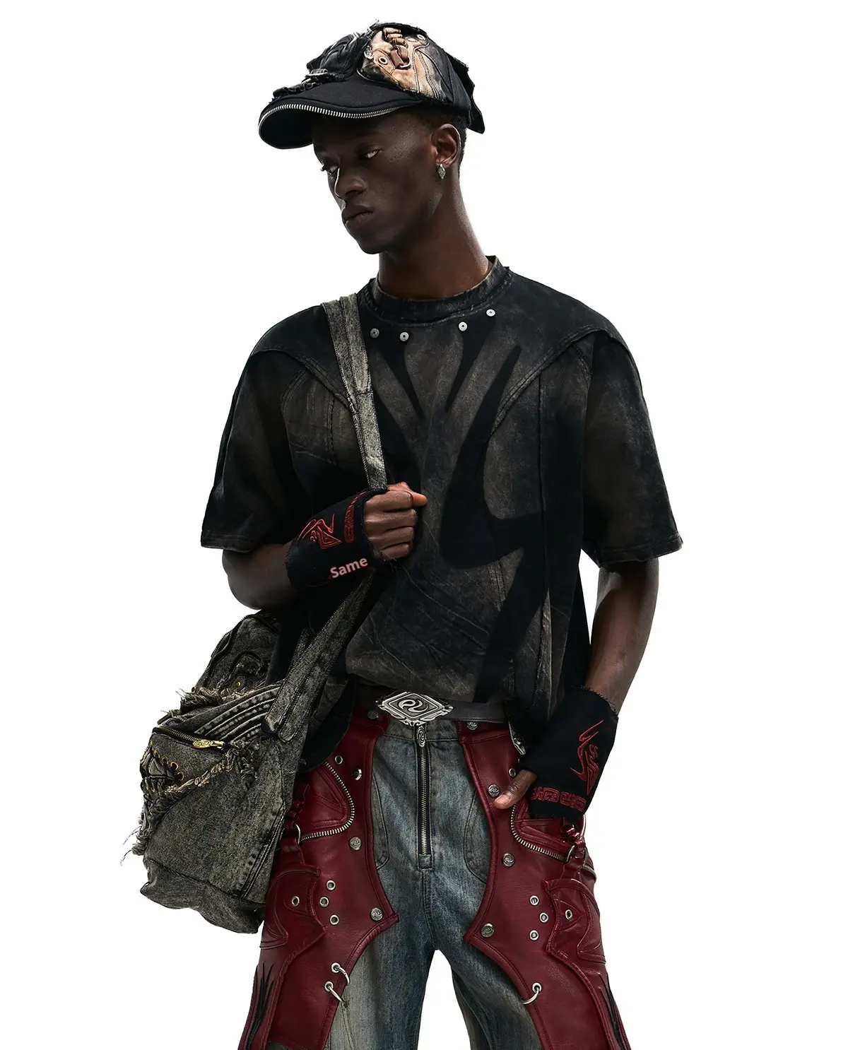 Universal Washed-and-distressed T-shirt
