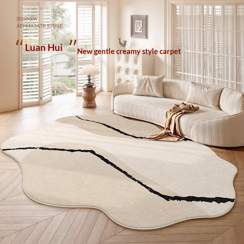 Bedside Sofa Coffee Table No-wash Wipeable Floor Mat