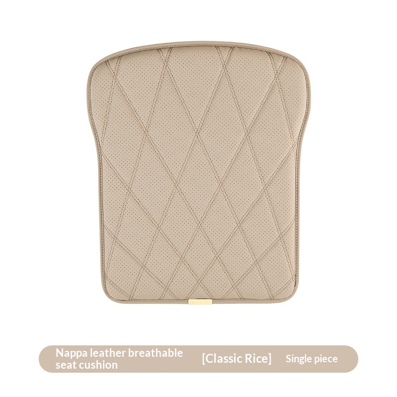 Car Seat Cushion Summer Leather One-Piece Mat Car Rear Cushion Ventilated Truck Mat