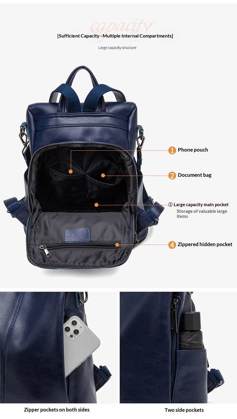 Large-Capacity Anti-Theft Bag Soft Leather Backpack 32 3eac2655 1b96 44e7 becf 63c53c6ec852 trans
