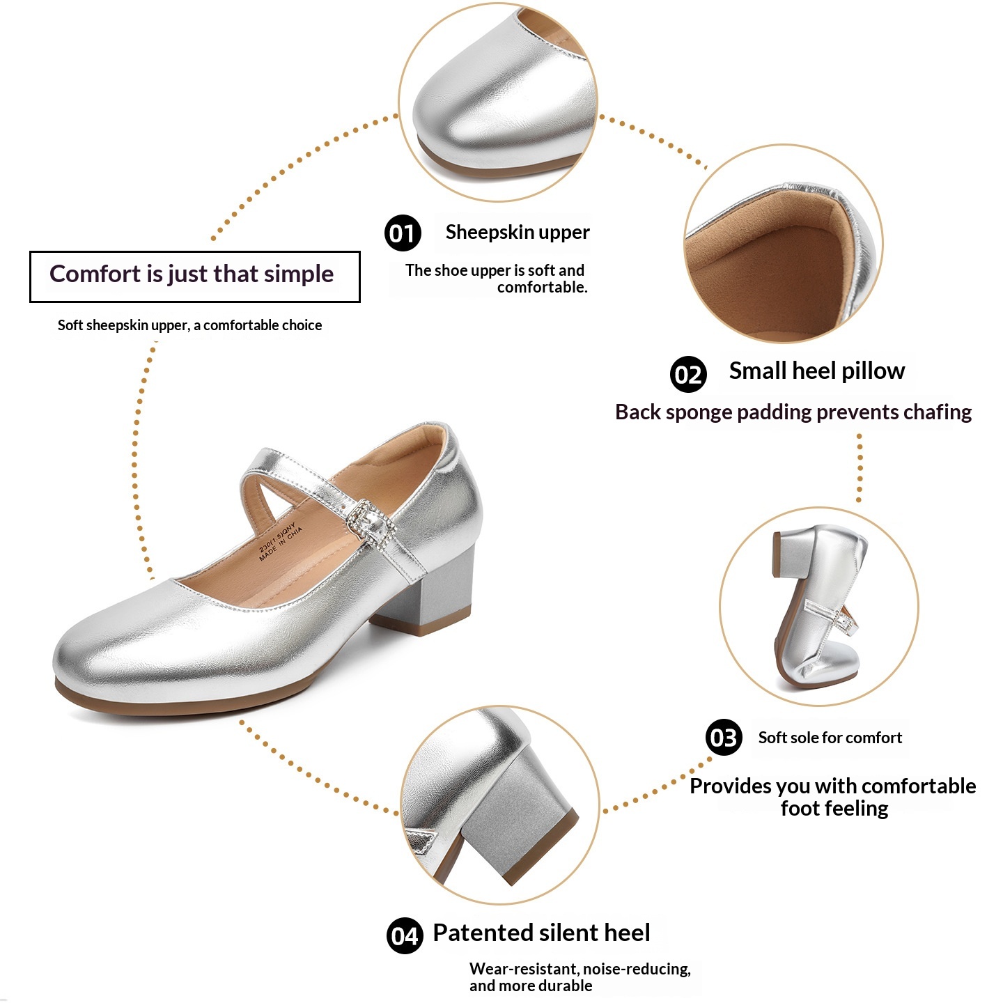 Sheepskin Latin Dance Shoes For Women 38 18319d9b f2a9 4932 9bfd 98b25c634995 trans