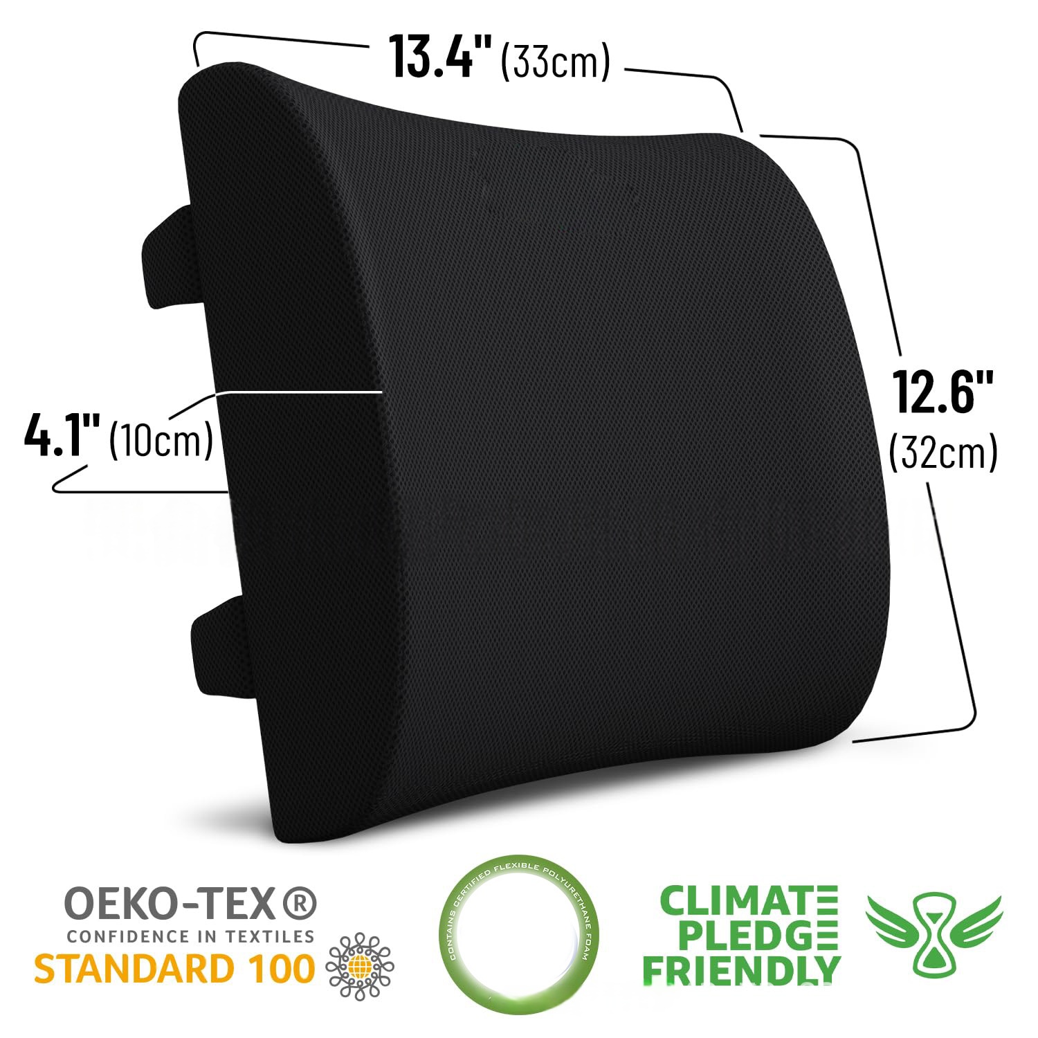 Office Memory Foam Backrest Pillow Slow Rebound