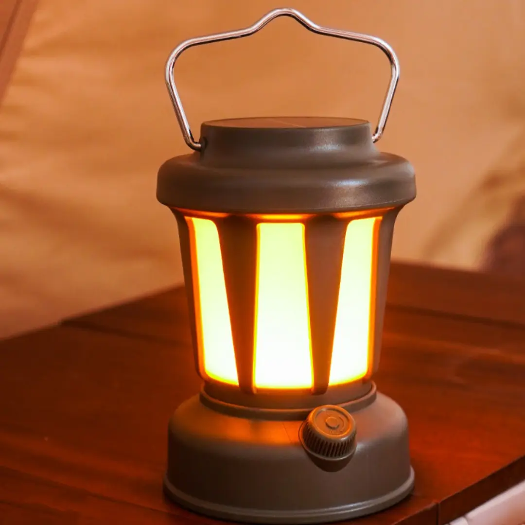 Rechargeable Solar Camping Light For Outdoor Camping