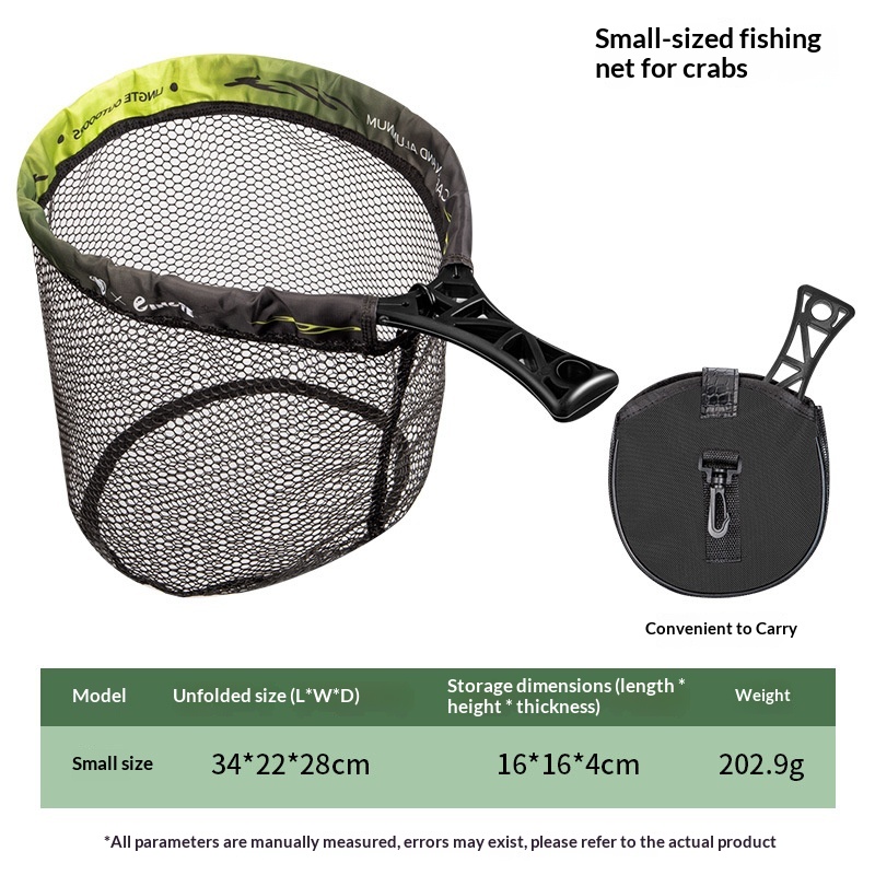 Net For Lure Fishing Foldable Small Landing Net Complete Set All-in-One