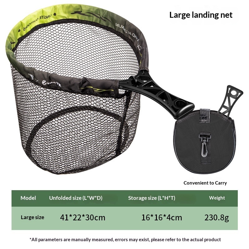 Net For Lure Fishing Foldable Small Landing Net Complete Set All-in-One - Image 3