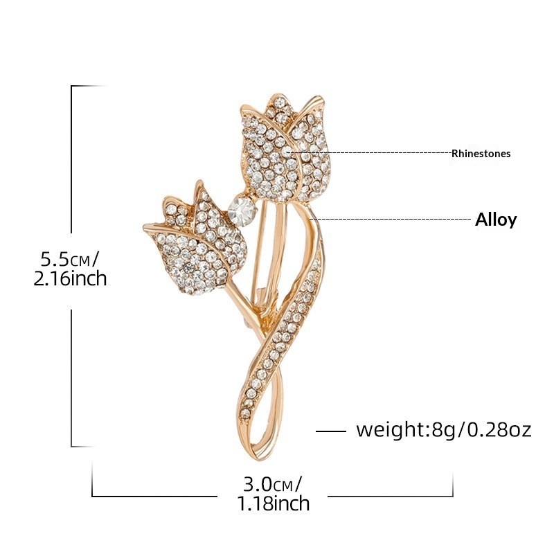 Women's Stylish Irregular Versatile Alloy Brooch