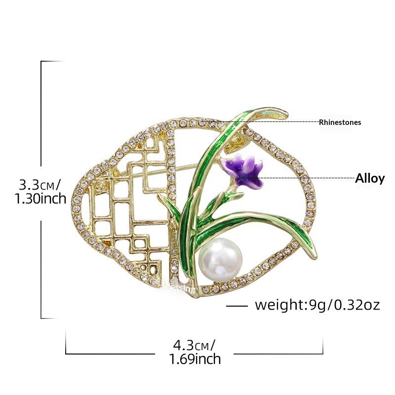 Women's Stylish Irregular Versatile Alloy Brooch