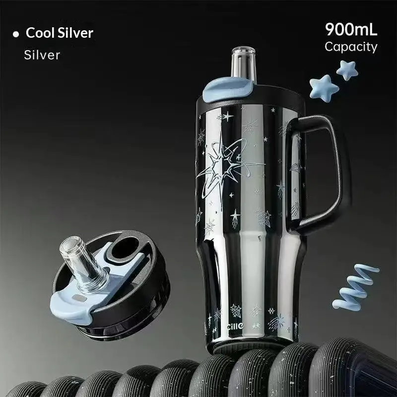 Large-capacity Ceramic Cold-keeping Cup