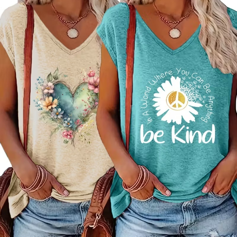 Packaged Women's Short-sleeve And Long-sleeve T-shirts