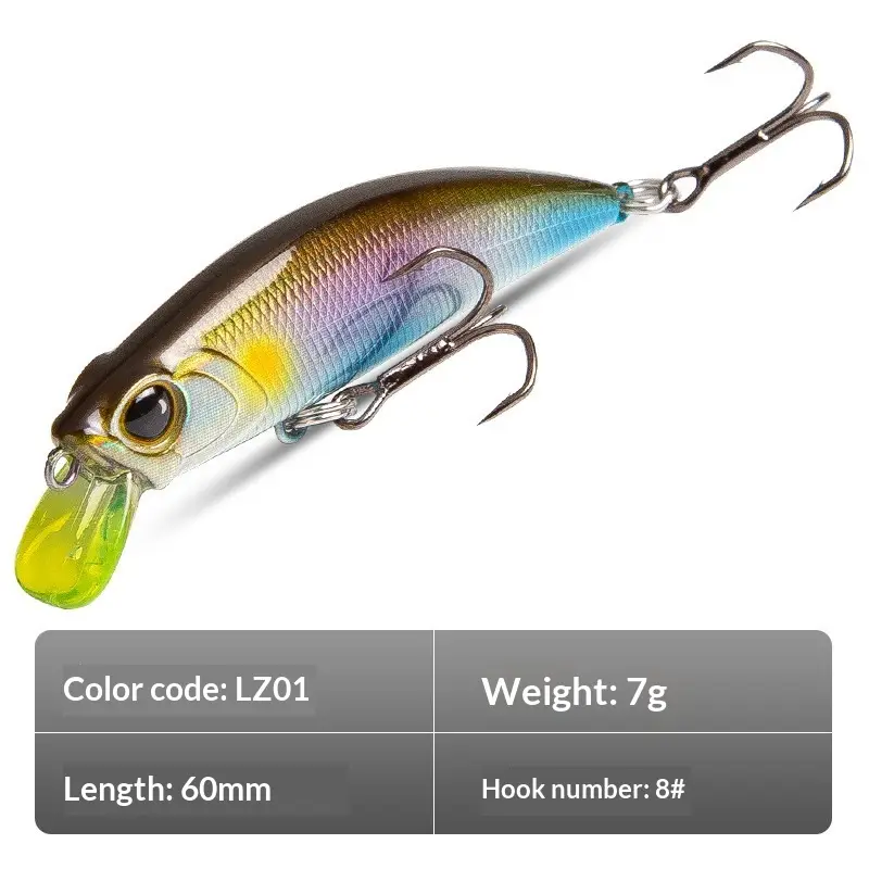 Diving Minnow Long-Cast Lure Bait
