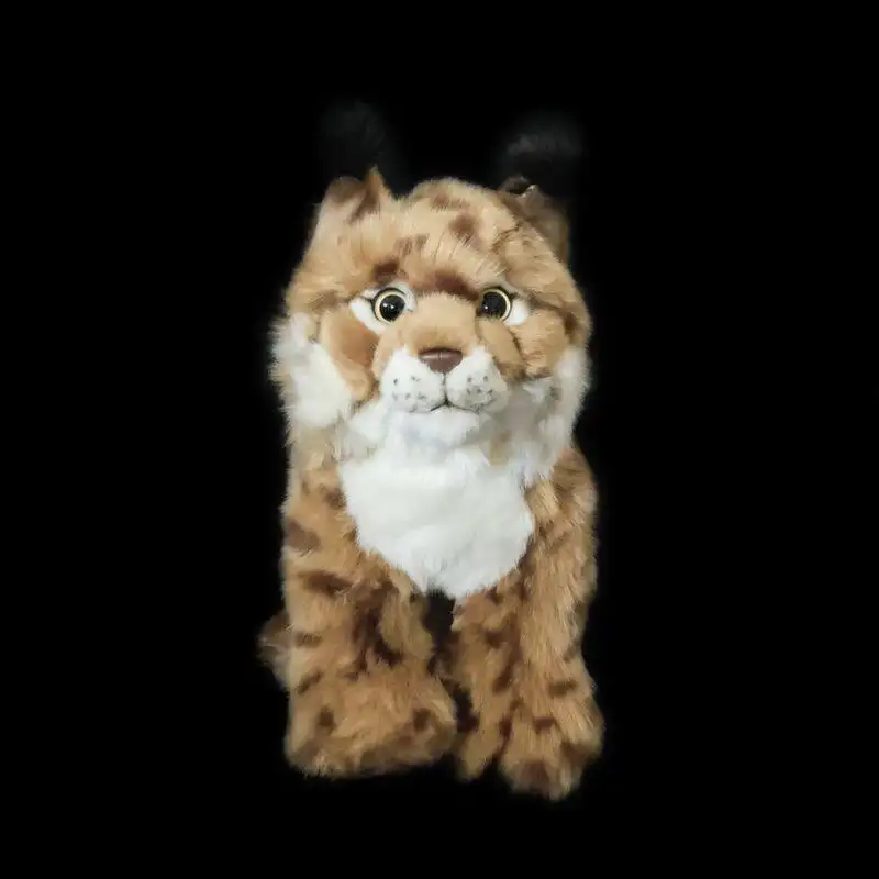 Lynx Plush Toy Doll Realistic Wild Animal