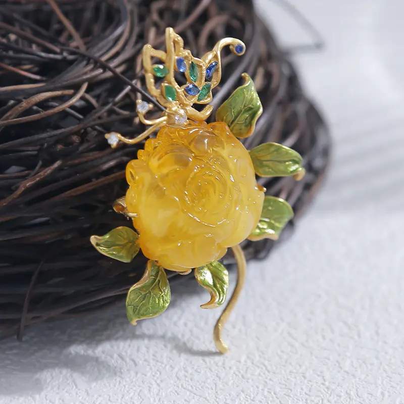 Natural Beeswax S925 Silver Wealth And Prosperity