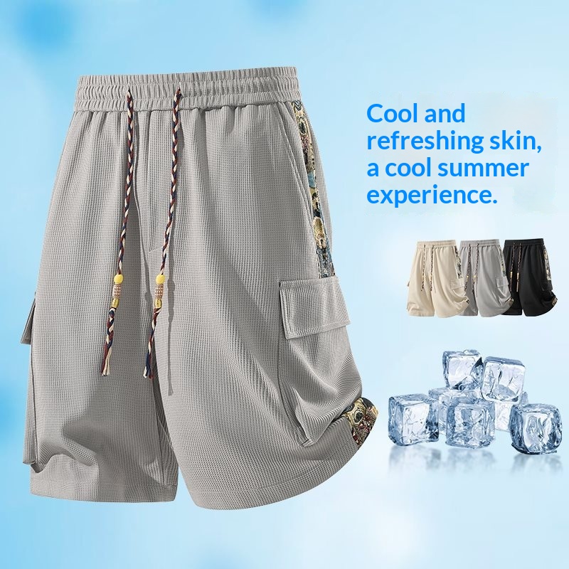 New Mens Work Shorts Summer Thin Breathable