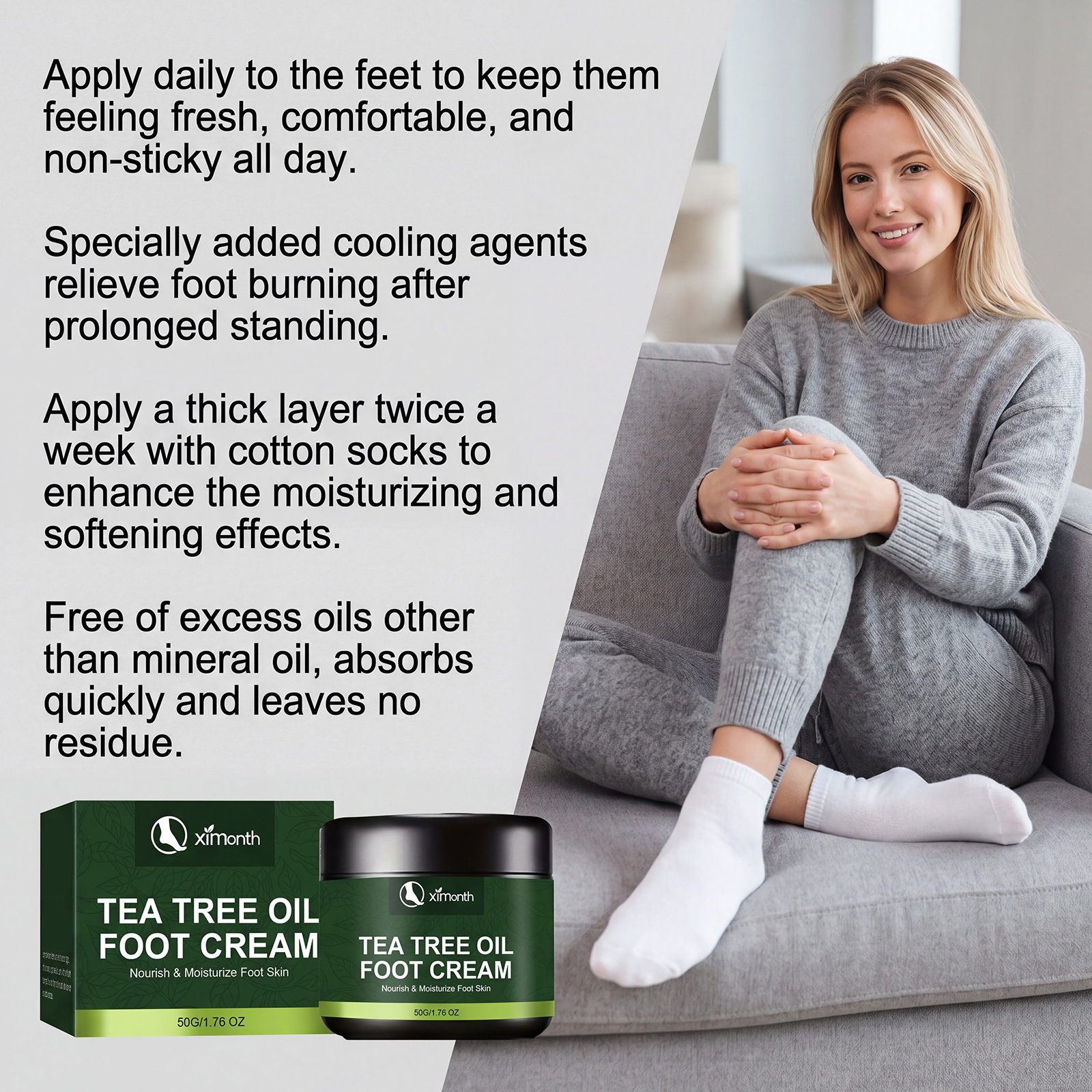 Tea Tree Oil Nourish Foot Cream