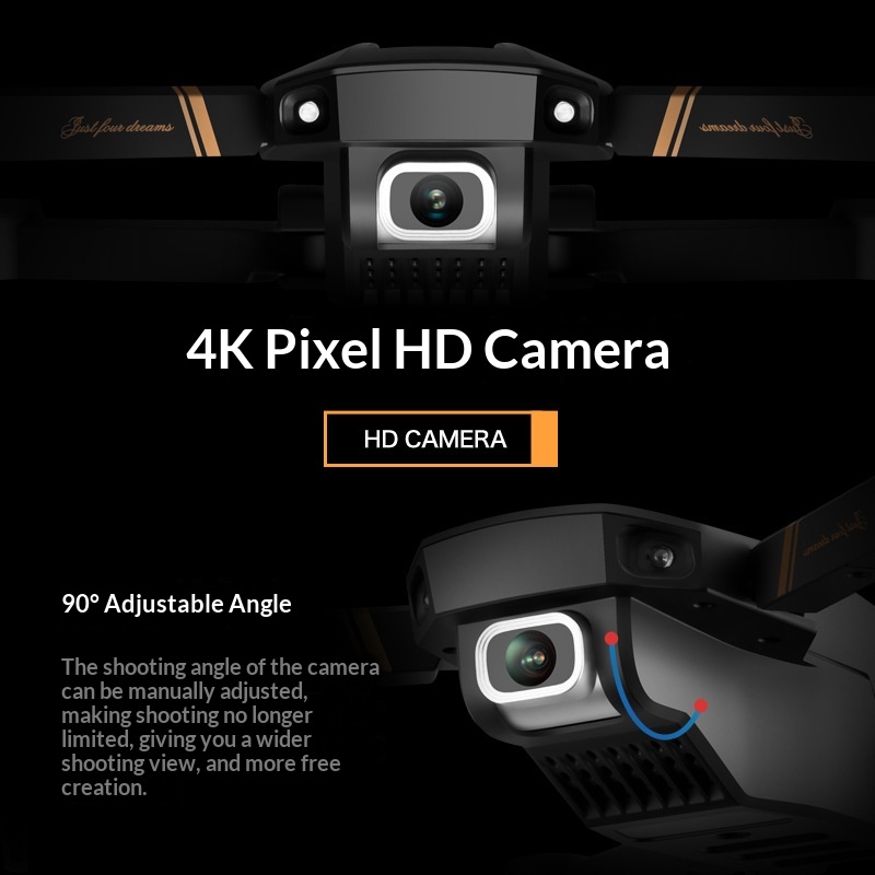 Toy V4 Drone 4K Dual Camera Remote Control