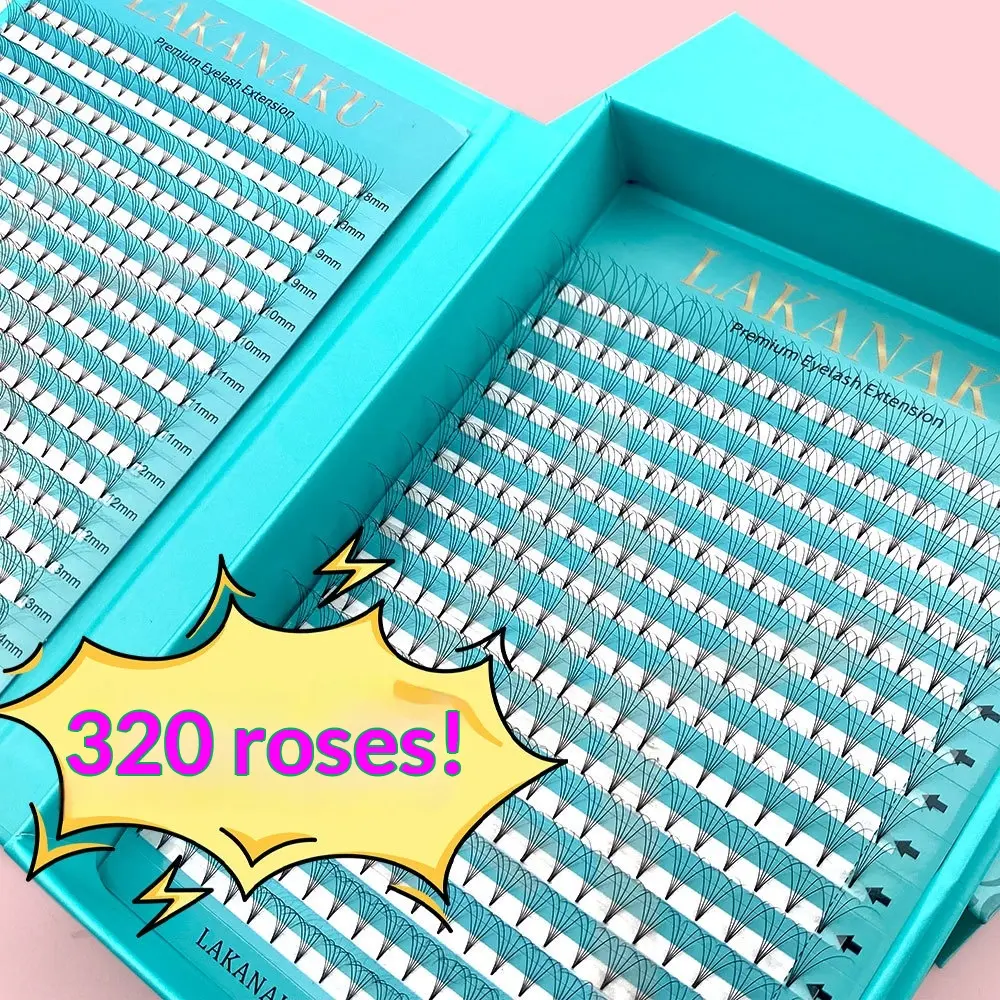 Base Glue, Short Stems 16-row False Eyelashes