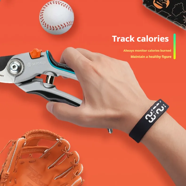 Fitness Smart Bracelet Waterproof Pedometer LED Watch