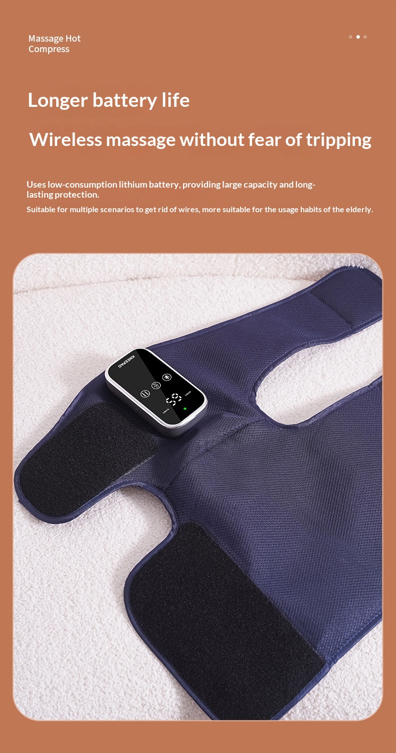 Electric Heated Knee Brace - Adjustable Temperature Warmth Therapy Support for Joint Pain Relief Cold Legs Elderly Use Portable Heat Massage Knee Wrap 2571c89c Fc8e 4078 Bca4 1cd7f38eda6d Trans